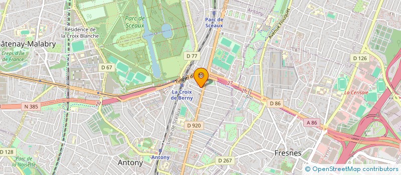 localisation de l'entreprise MADAME ROSKSANE MOSAVI à ANTONY