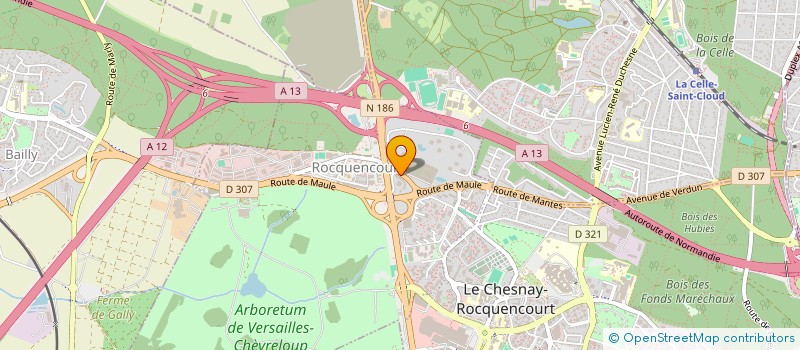 localisation de l'entreprise MADAME ROSSANA PINGI  LE CHESNAY-ROCQUENCOURT