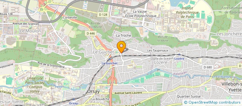 localisation de l'entreprise MADAME ROSSELLA CONTI à ORSAY