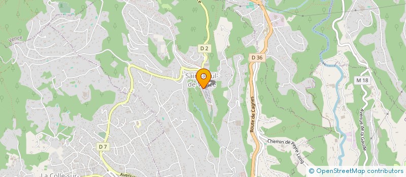 localisation de l'entreprise MADAME ROSSI SANSEAU à SAINT-PAUL-DE-VENCE