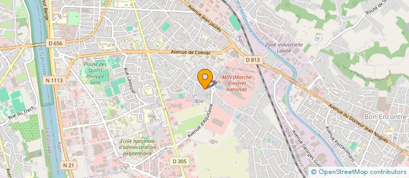 localisation de l'entreprise MADAME ROSSON MAESTRE  AGEN