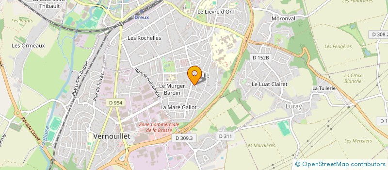localisation de l'entreprise MADAME ROSY ALCABELARD à DREUX