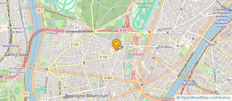 localisation de l'entreprise MADAME ROSY ARISTIDE MOUSSI à BOULOGNE-BILLANCOURT