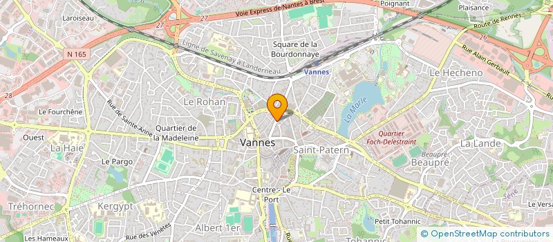 localisation de l'entreprise MADAME ROSY FEUGIER-DEVEAUX à VANNES