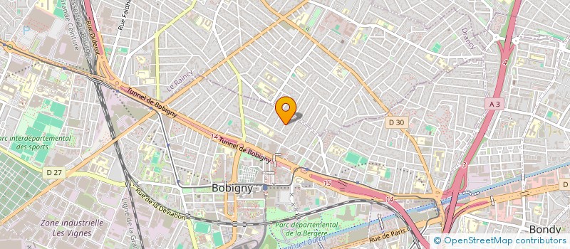 localisation de l'entreprise MADAME ROSY PATEL à BOBIGNY