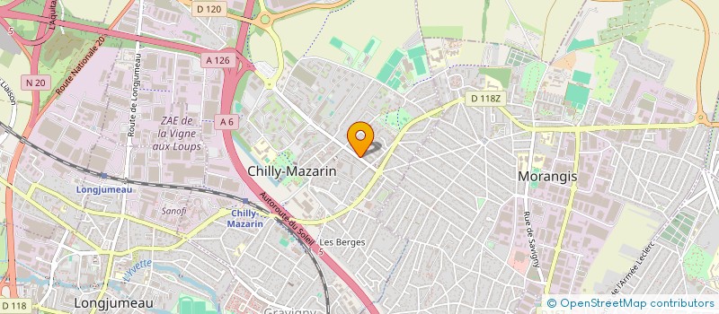 localisation de l'entreprise MADAME ROSY REDEL à CHILLY-MAZARIN