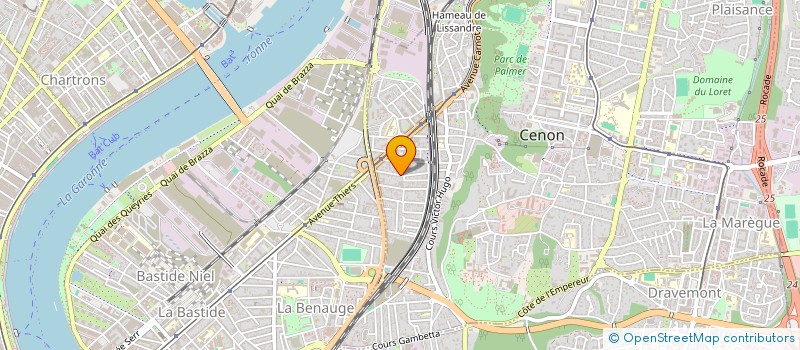 localisation de l'entreprise MADAME ROSY SPINA  CENON