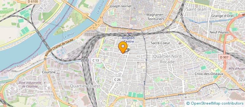 localisation de l'entreprise MADAME ROSYANE SIMONI  AVIGNON