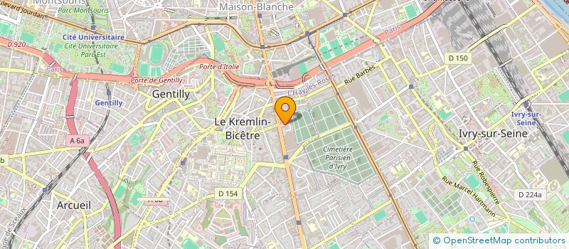 localisation de l'entreprise MADAME ROUA BEN HADJ YAHIA à LE KREMLIN-BICETRE