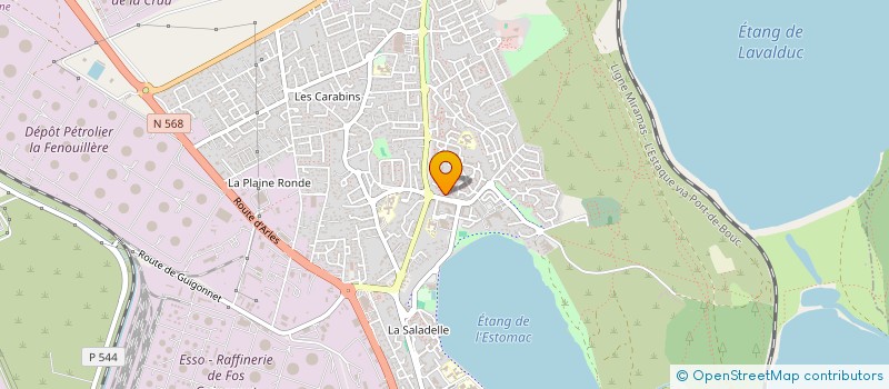 localisation de l'entreprise MADAME ROUAIDA AHAMADA  FOS-SUR-MER