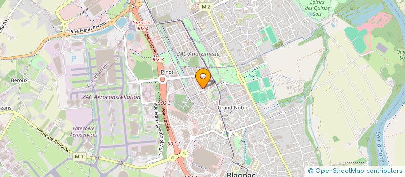 localisation de l'entreprise MADAME ROUBA BOUBRIMA à BLAGNAC