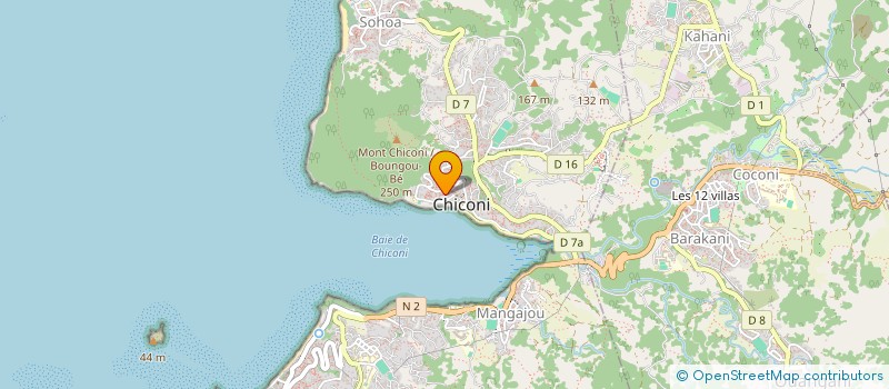 localisation de l'entreprise MADAME ROUFOUENTI M'DIGO à CHICONI