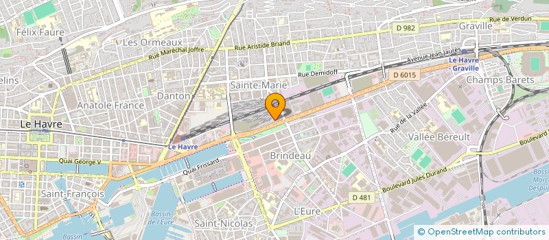 localisation de l'entreprise MADAME ROUGUI FALL à LE HAVRE