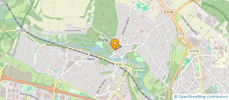 localisation de l'entreprise MADAME ROUHAIMATOU MAHAMADOU  OSNY