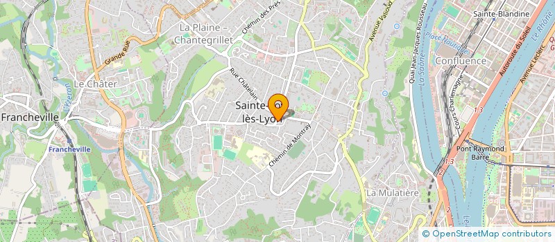 localisation de l'entreprise MADAME ROUKAYATOU OMOROU  SAINTE-FOY-LES-LYON