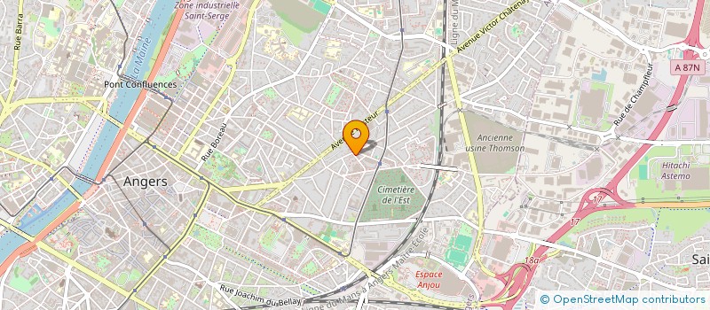 localisation de l'entreprise MADAME ROUKIA BACAR DJOUMOI à ANGERS
