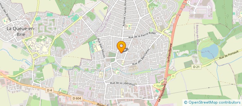 localisation de l'entreprise MADAME ROUKIA EL AMRANI à PONTAULT-COMBAULT