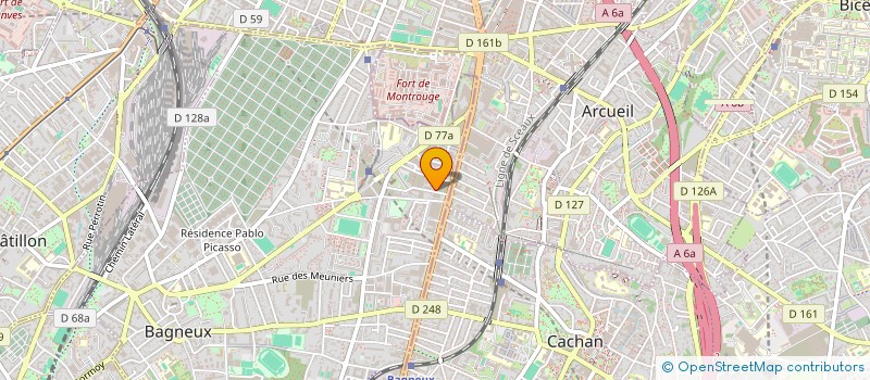 localisation de l'entreprise MADAME ROULA ABI CHEBEL à BAGNEUX