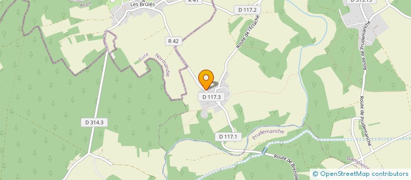 localisation de l'entreprise MADAME ROULA BERBARI à DAMPIERRE-SUR-AVRE