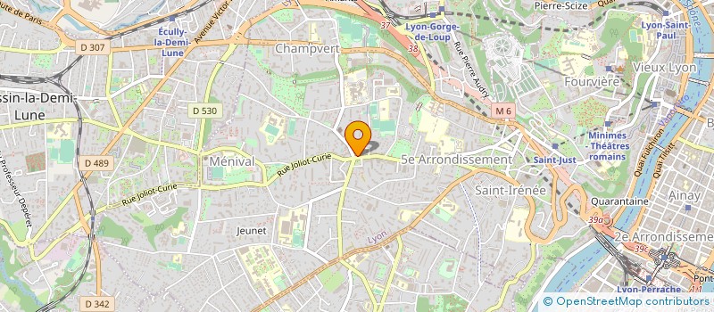 localisation de l'entreprise MADAME ROULA HAJO à LYON
