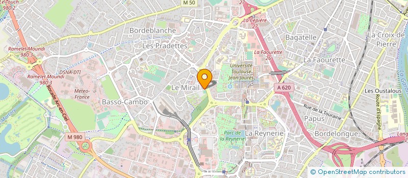 localisation de l'entreprise MADAME ROUMAV SALMAN à TOULOUSE