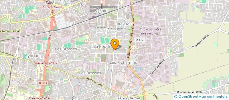 localisation de l'entreprise MADAME ROUMEISSA SPIGA  VAULX-EN-VELIN