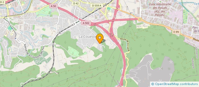 localisation de l'entreprise MADAME ROUMIAN JEREMY  AUBAGNE