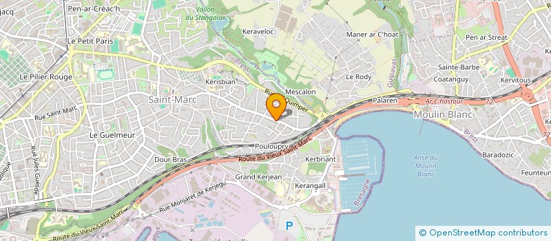 localisation de l'entreprise MADAME ROUSSEAU COUSQUER à BREST