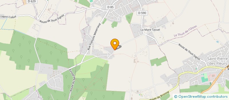 localisation de l'entreprise MADAME ROUSSEL ANQUETIN  LE THUIT DE L'OISON