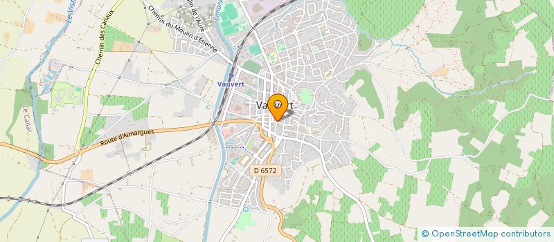localisation de l'entreprise MADAME ROUSTAN PRIVAT à VAUVERT