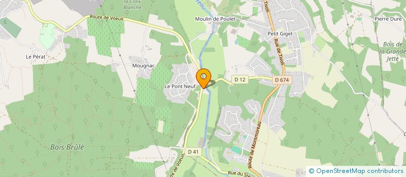 localisation de l'entreprise MADAME ROUTE TRIQUET  LA COURONNE