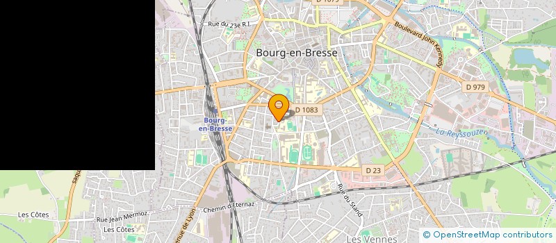 localisation de l'entreprise MADAME ROUX GOBET à BOURG-EN-BRESSE