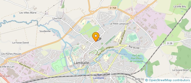 localisation de l'entreprise MADAME ROUXEL GOMET  LAMBALLE-ARMOR