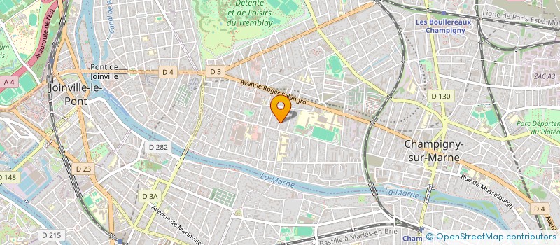 localisation de l'entreprise MADAME ROUYI YE à CHAMPIGNY-SUR-MARNE