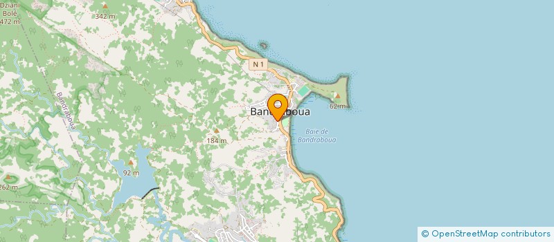 localisation de l'entreprise MADAME ROUZOUNA BOINA à BANDRABOUA