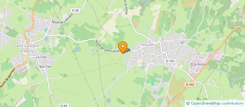 localisation de l'entreprise MADAME ROVA ALY  TALUYERS