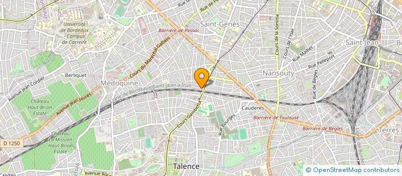 localisation de l'entreprise MADAME ROWA ALCHAAR  TALENCE