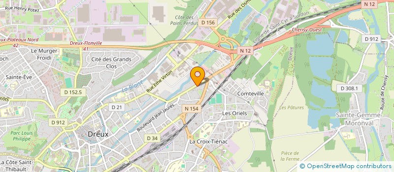 localisation de l'entreprise MADAME ROWAN NOVACK à DREUX