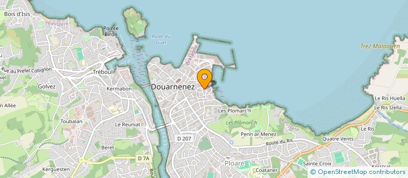 localisation de l'entreprise MADAME ROXANA ARRANO MANSILLA à DOUARNENEZ