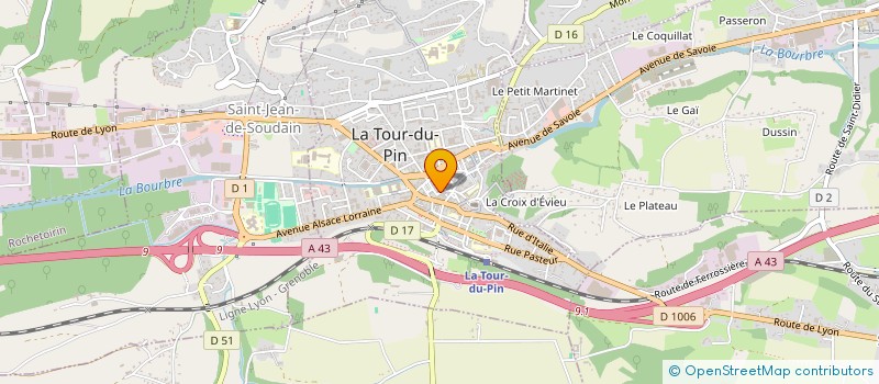 localisation de l'entreprise MADAME ROXANA CIRPACI  LA TOUR-DU-PIN