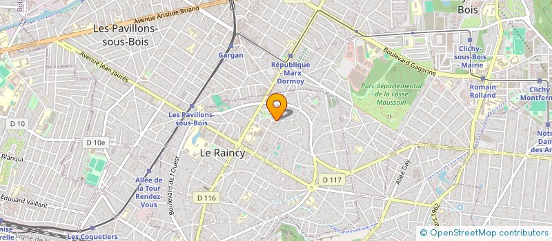 localisation de l'entreprise MADAME ROXANA COSTIUC  LE RAINCY