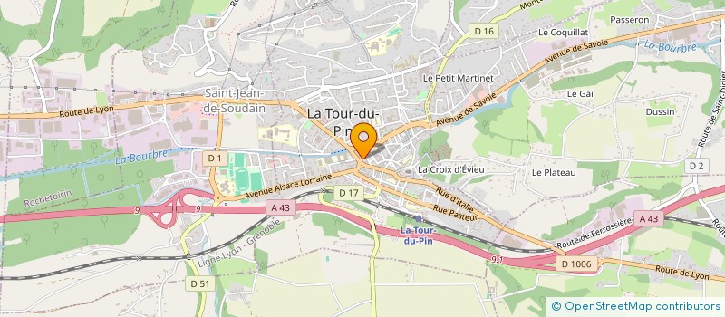 localisation de l'entreprise MADAME ROXANA LAZAR  LA TOUR-DU-PIN