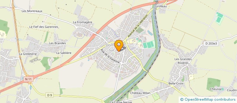 localisation de l'entreprise MADAME ROXANA LIPAN  DOMPIERRE-SUR-MER