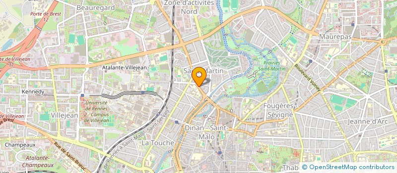 localisation de l'entreprise MADAME ROXANA MARIN  RENNES