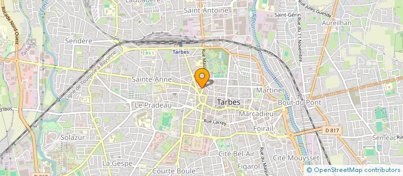 localisation de l'entreprise MADAME ROXANA MAXIM  TARBES