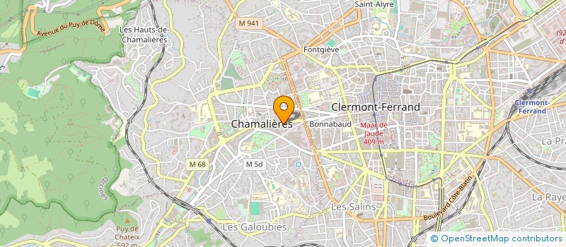 localisation de l'entreprise MADAME ROXANA-MIHAELA HONCIUC  CHAMALIERES