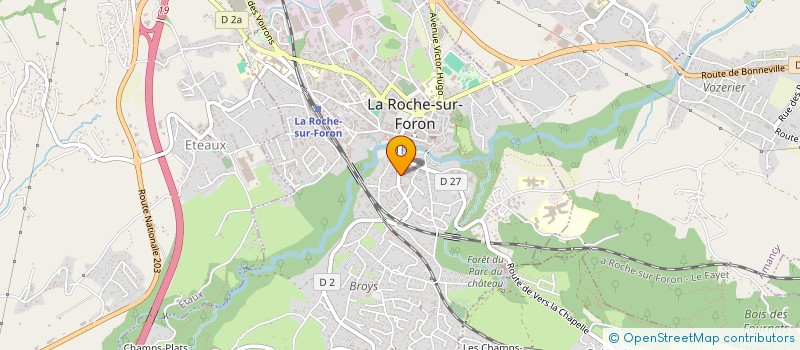 localisation de l'entreprise MADAME ROXANA MOSOR  LA ROCHE-SUR-FORON