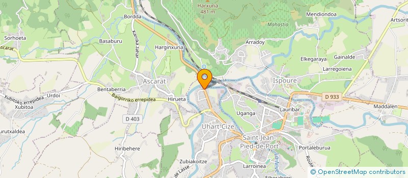 localisation de l'entreprise MADAME ROXANA NICOLAE  UHART-CIZE