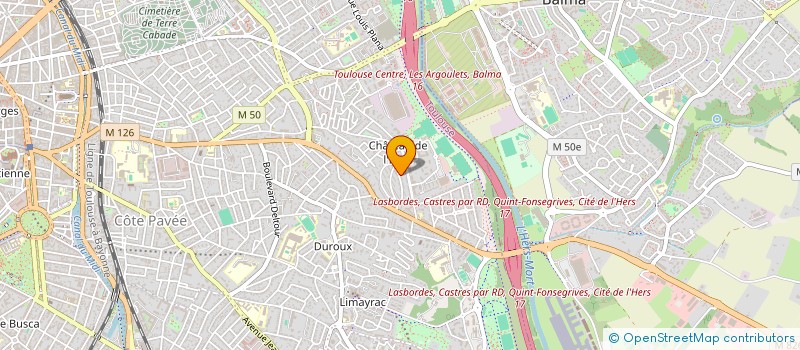 localisation de l'entreprise MADAME ROXANA QUARTARUOLO  TOULOUSE