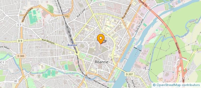 localisation de l'entreprise MADAME ROXANE ABAD  ROANNE